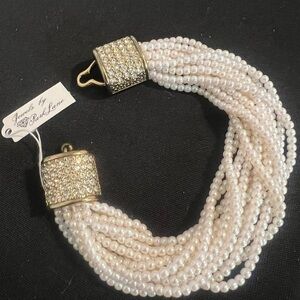 Park Lane Pearl and Gold Bracelet